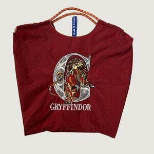 Ball & Chain Harry Potter Gryffindor Embroidered Tote Bag Red Lion Crest NWOT